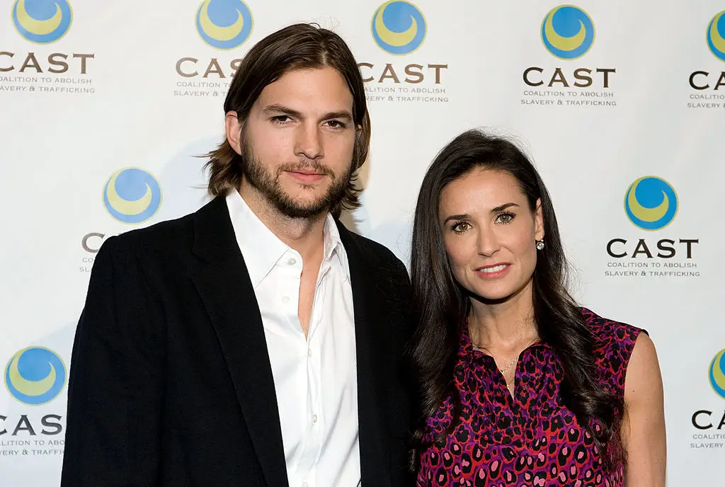 The actress later revealed she agreed to Ashton Kutcher’s fantasy of a threesome (Amanda Edwards/Getty Images)