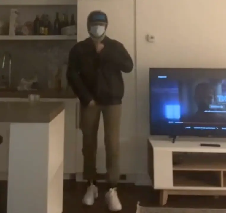 Tia said she felt safer when she dressed as a man.