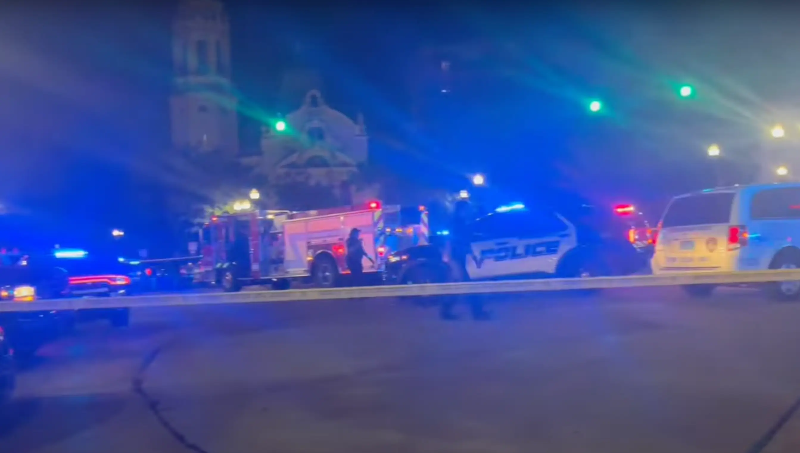 The shooting took place in the Alabama city of Birmingham on Saturday evening (YouTube/ABC 33/40)