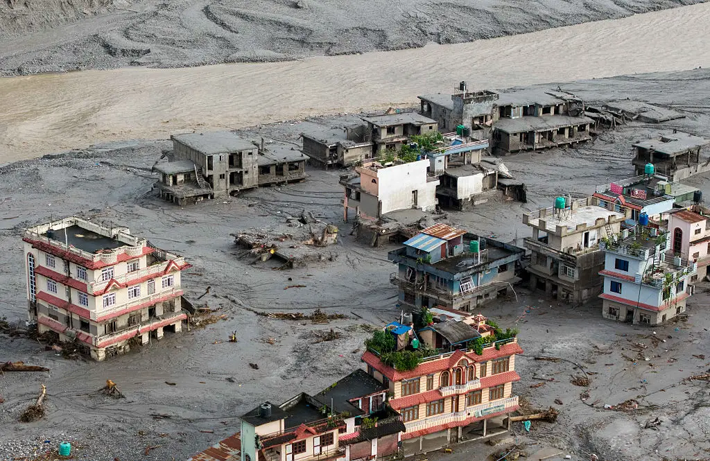Radhika Sharma said she had not heard from her parents since they crossed the Nepal-China border at around 8 a.m. local time Wednesday. (Photo by Prabin RANABHAT / AFP via Getty Images)