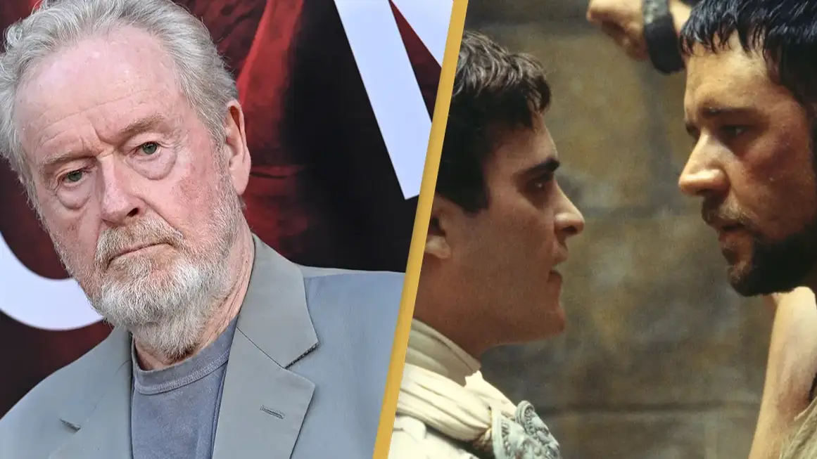 Ridley Scott recalls time Russell Crowe called out Joaquin Phoenix for being 'unprofessional' on Gladiator set