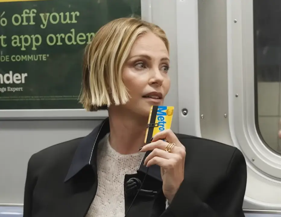 No everyone has agreed with Theron's 'take' (SubwayTakes with Kareem Rahma/YouTube)