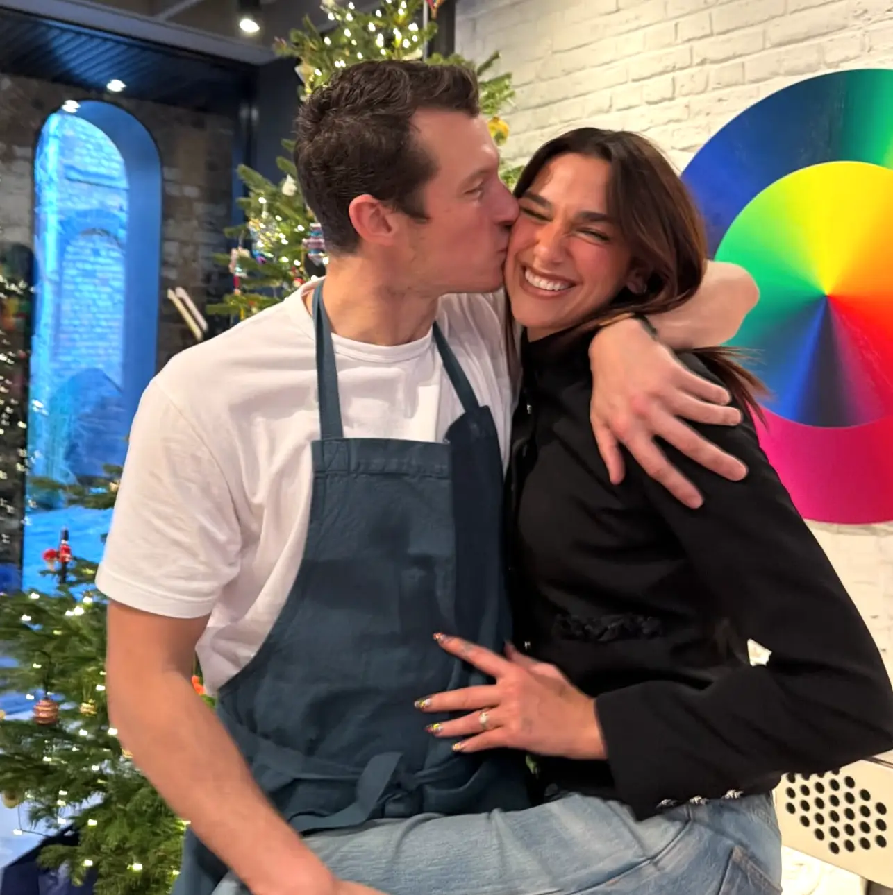 Callum Turner and Dua Lipa were recently mobbed by photographers in Paris (@dualipa/Instagram)