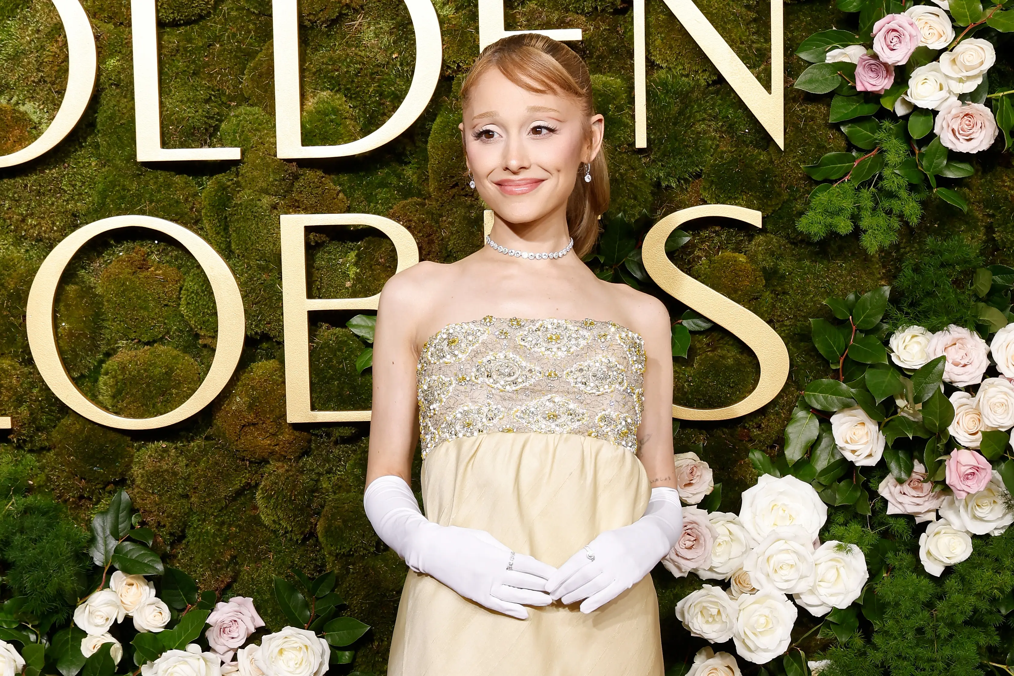 Ariana Grande was asked to sing by red carpet interviewer Marc Malkin (Getty Images/ Taylor Hill/FilmMagic)