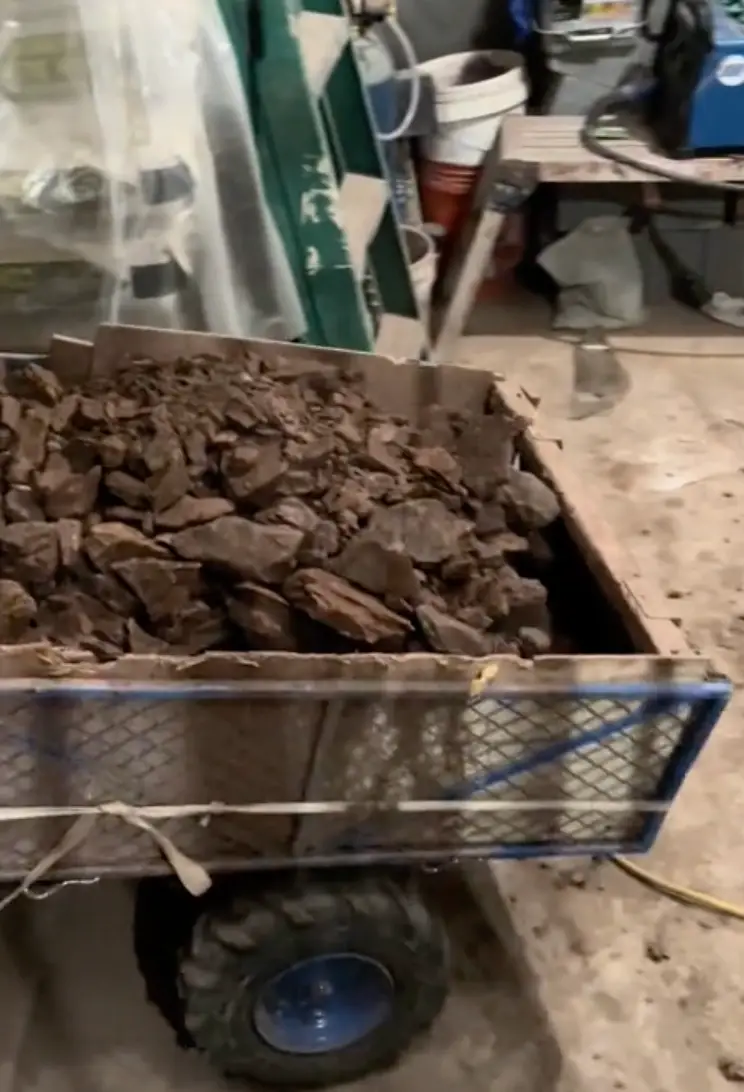 Kala has brought in a range of equipment to help with the project.