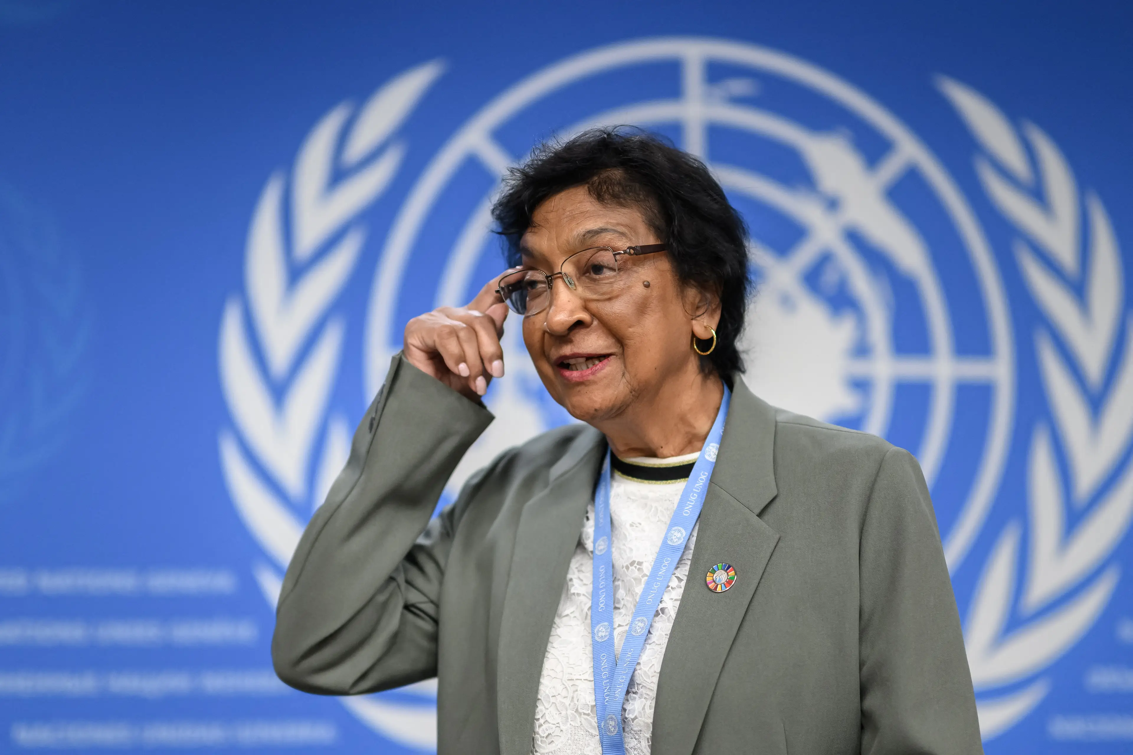 Navi Pillar scooped this year's coveted Nobel Peace Prize (Fabrice COFFRINI / AFP via Getty Images)