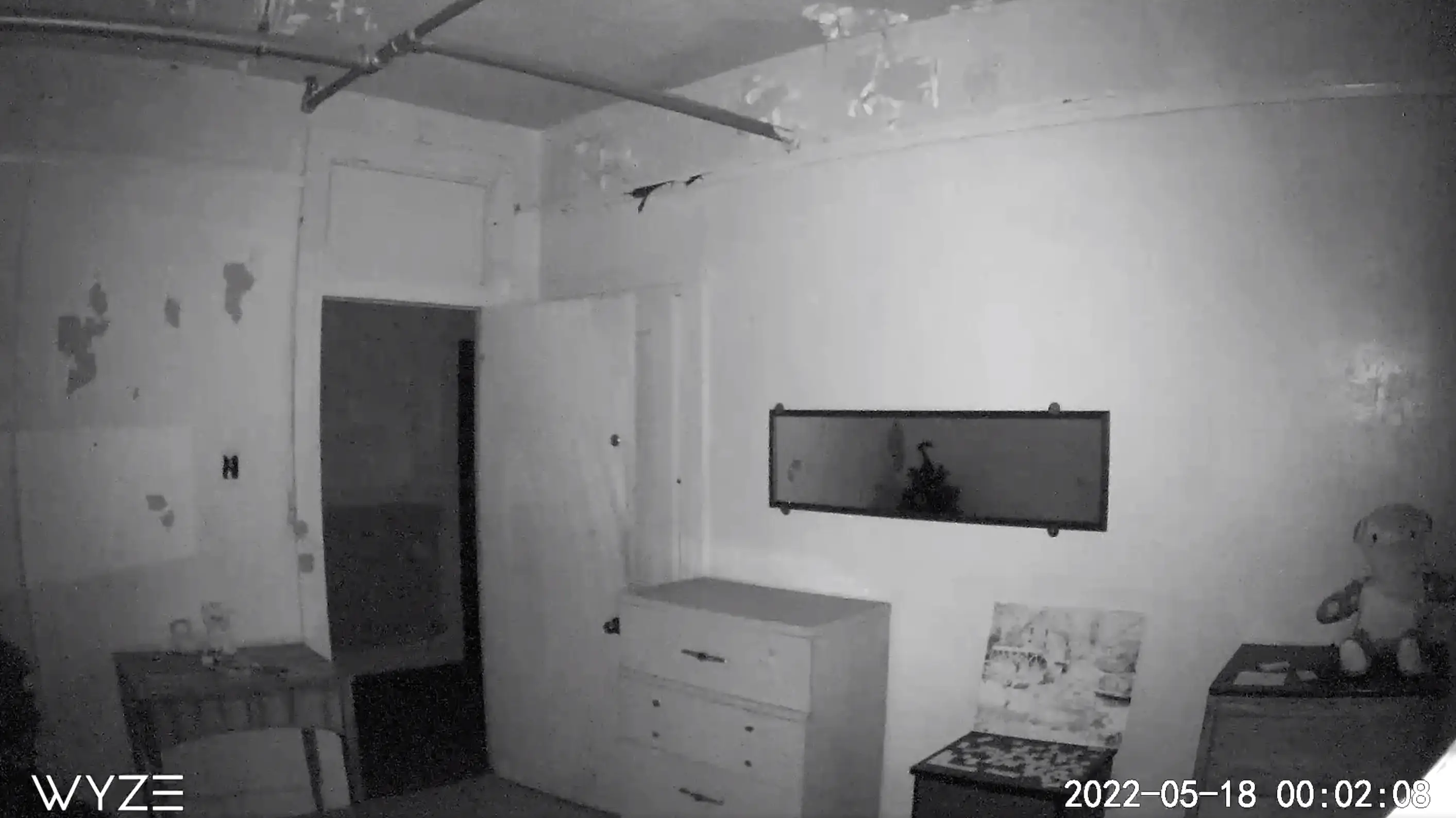 The creepy recording has left viewers perplexed.