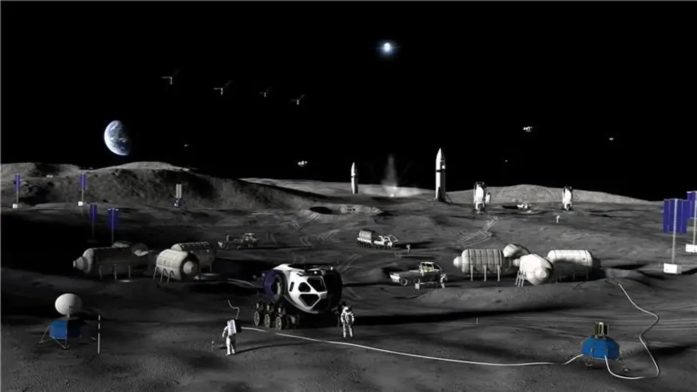 NASA are hoping to set up a base on the moon by 2030 (NASA)