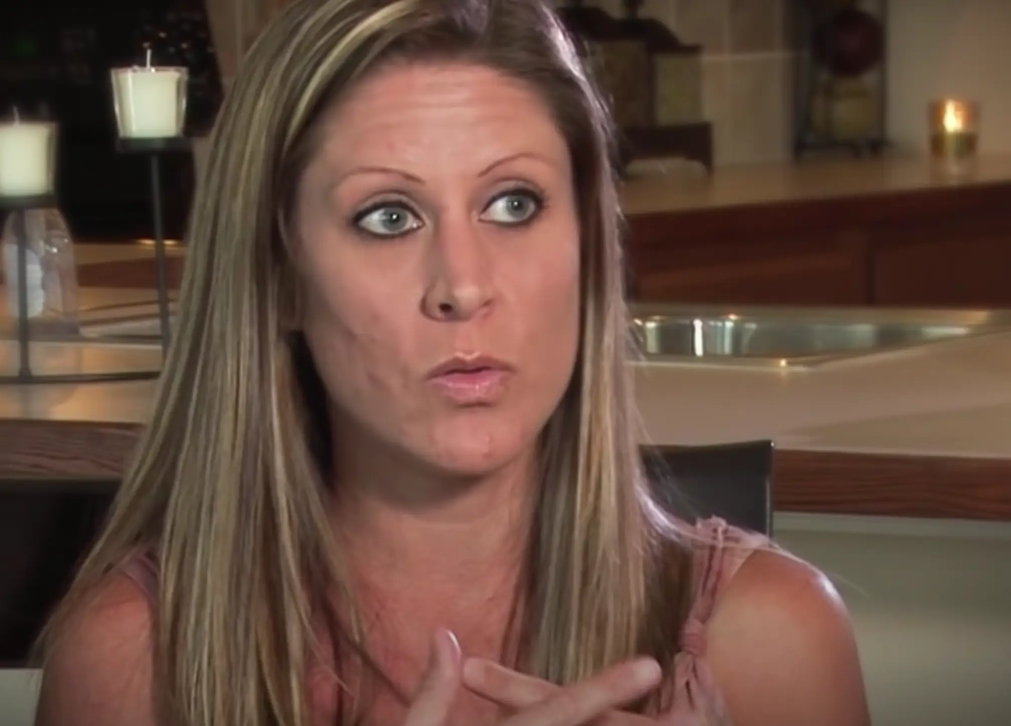 Kimberly Krone was struck by lightning.