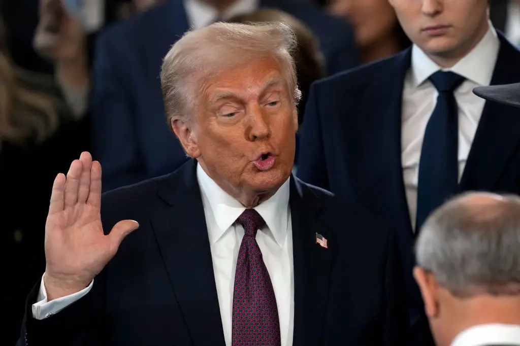 Donald Trump has been sworn in as the 47th president (Julia Demaree Nikhinson - Pool/Getty Images)