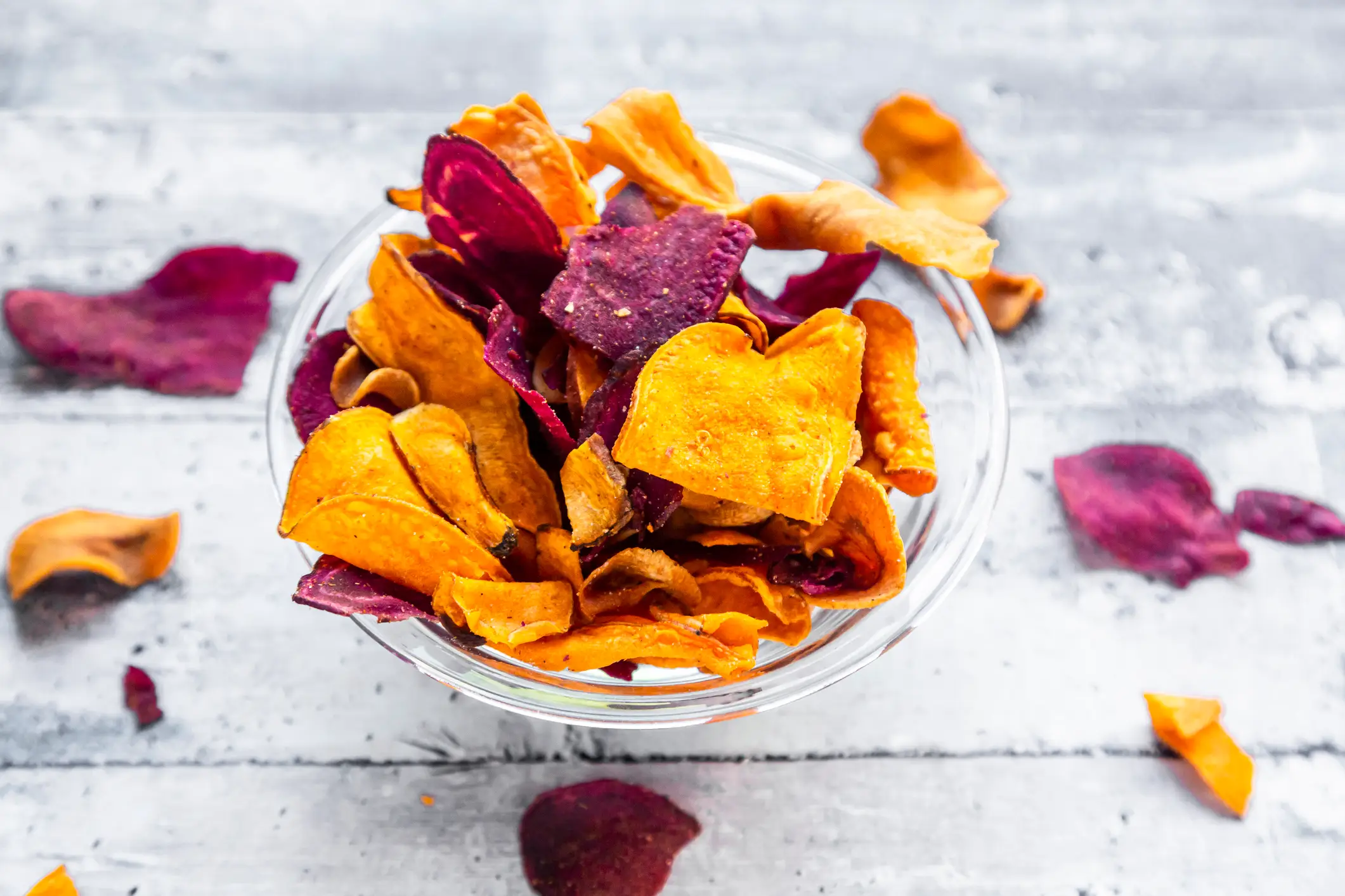 The chef said that many veggie chip brands 'use refined starches' (Getty Stock Image)