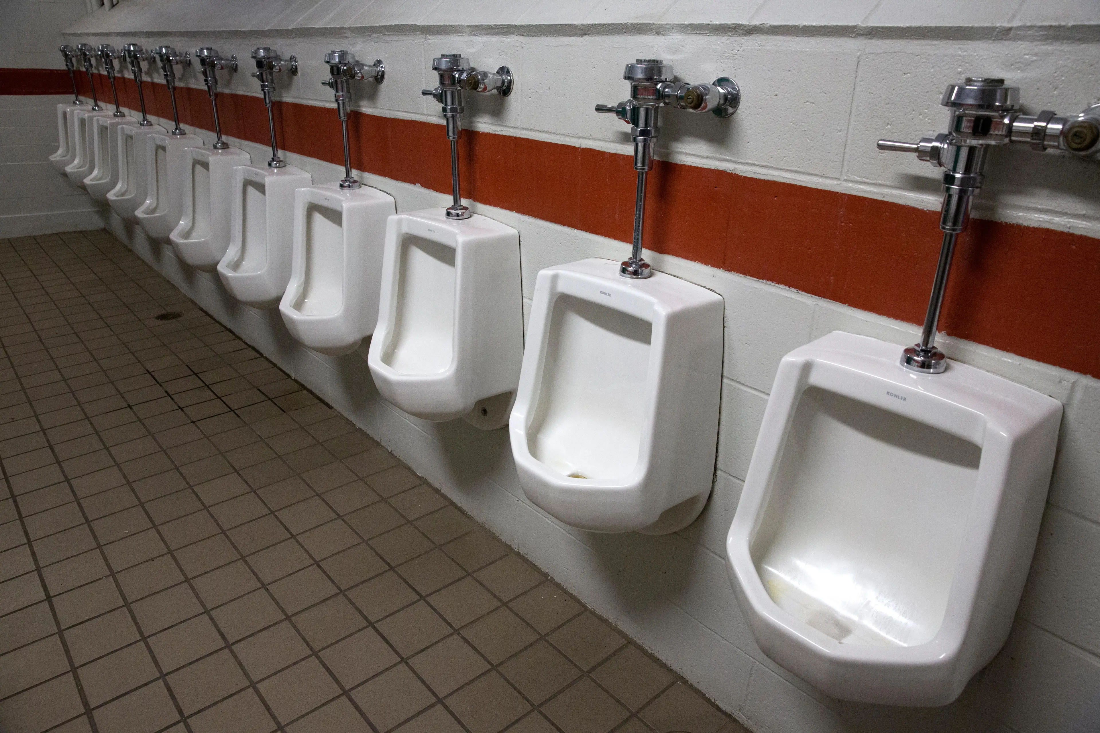 The man slipped in a restroom.