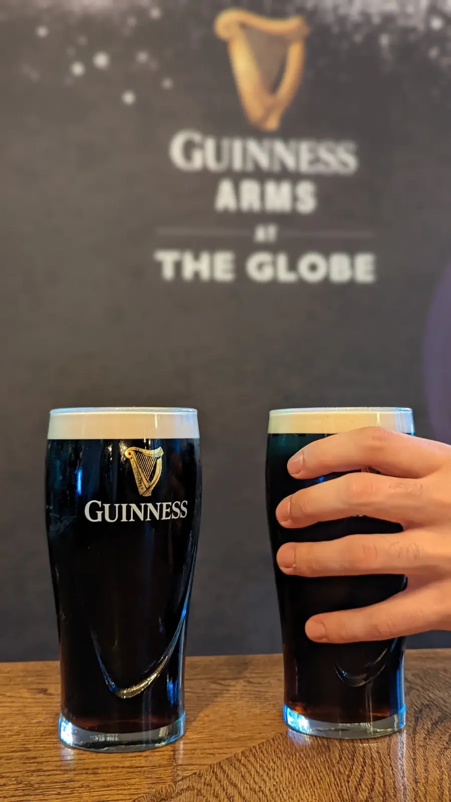 The Guinness was flowing at The Guinness Arms