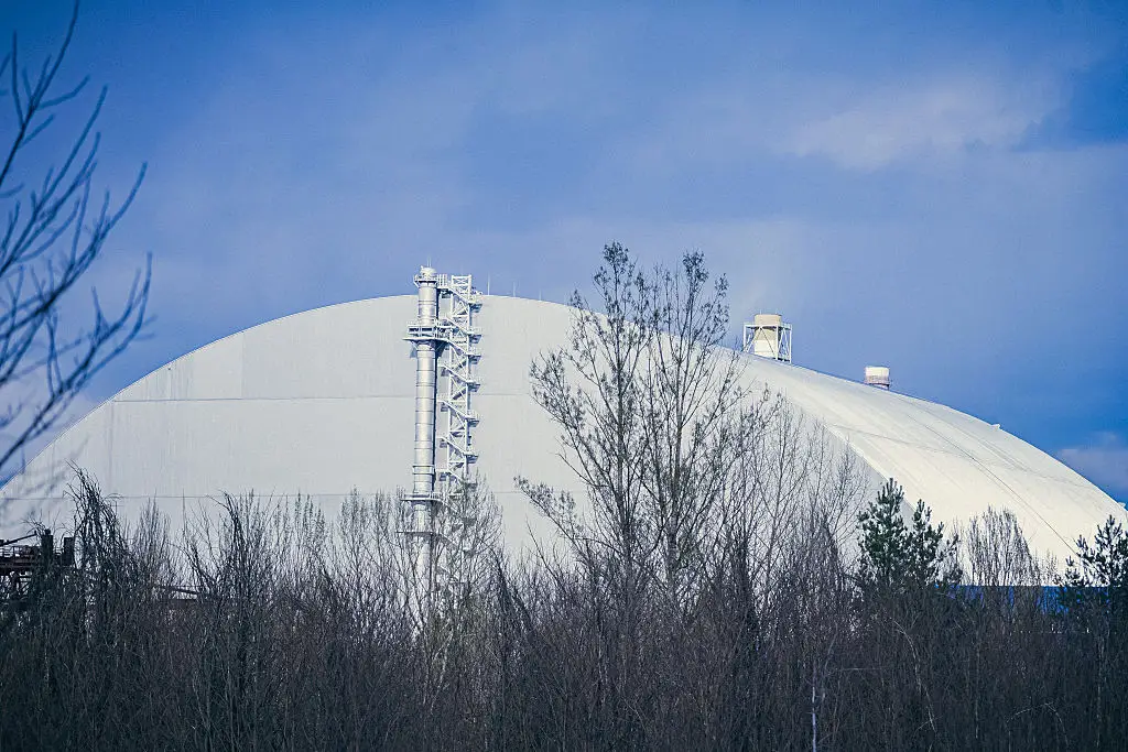 The Chernobyl Sarcophagus was built in 2016 (Getty Stock Images)