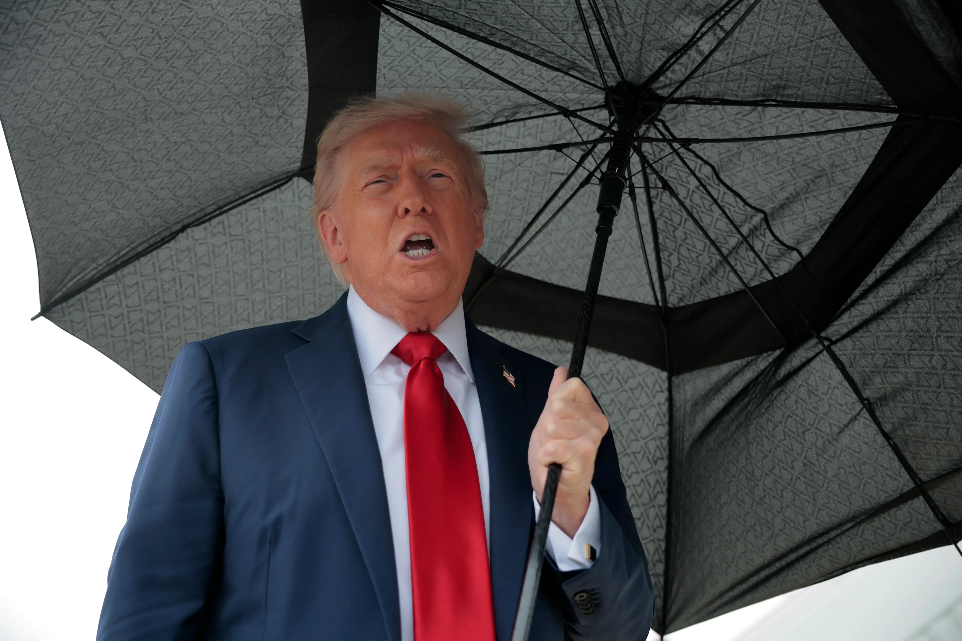 President Donald Trump addressed his previous comments on Sunday (Chip Somodevilla/Getty Images)