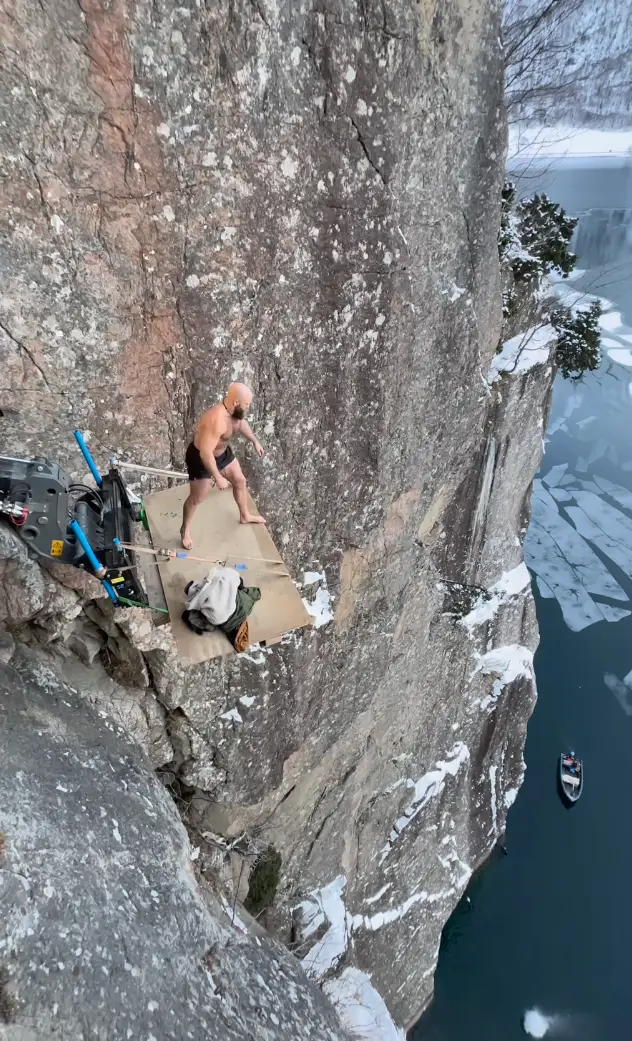 Ken's jump was 40.5 meters high.