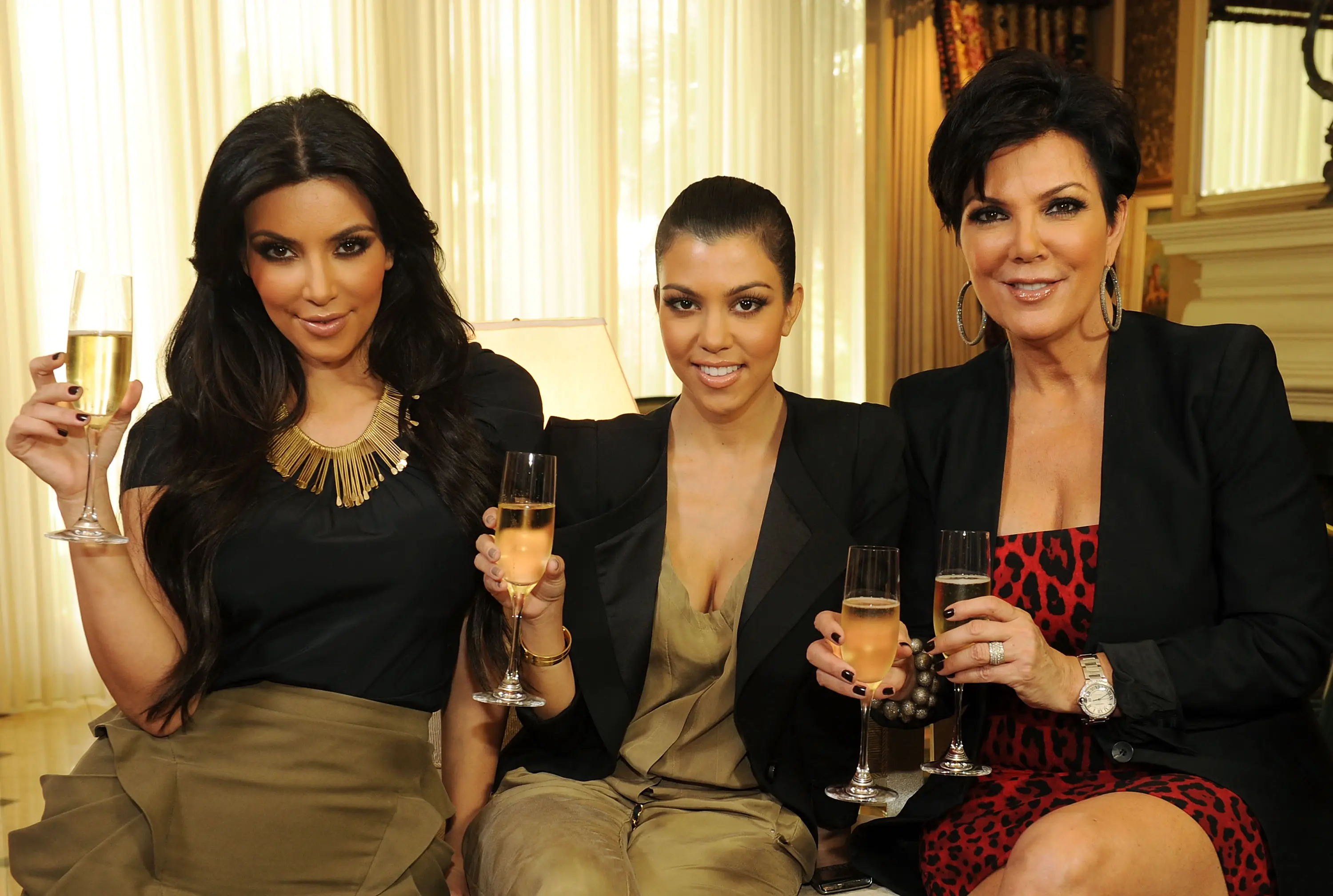 Although she used to like a drink at a party, Kourtney has been sober for three years now (Denise Truscello/WireImage)