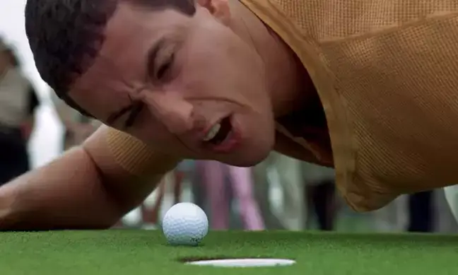 Sandler in Happy Gilmore.