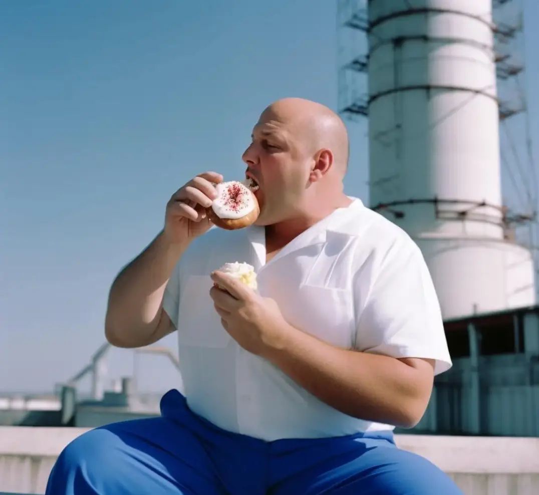 Homer Simpson in real life.