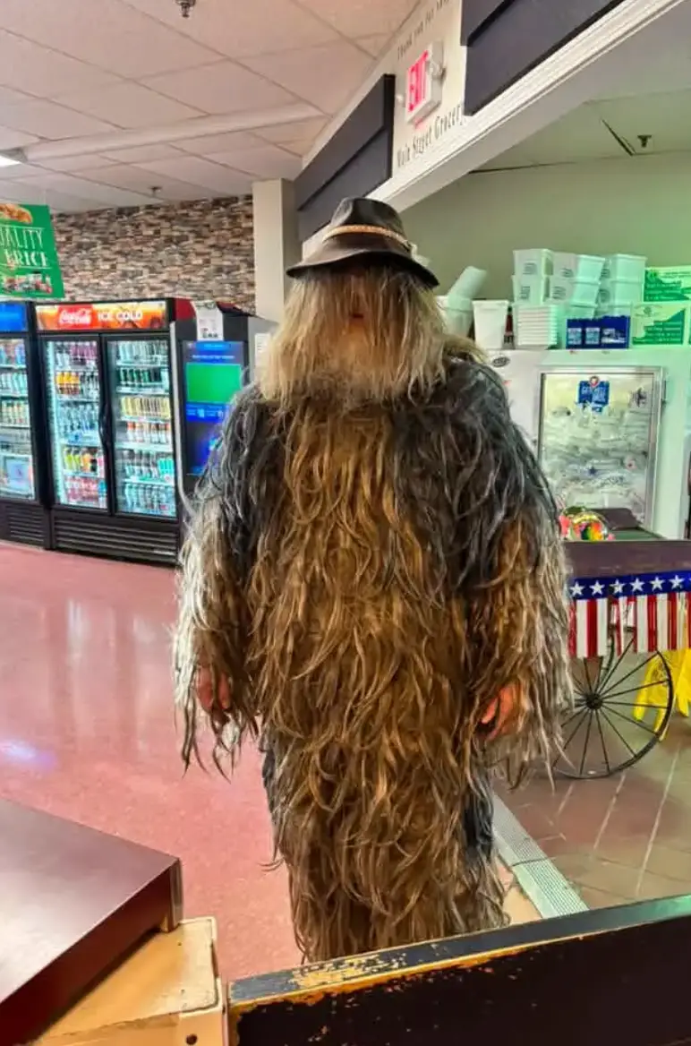 Many residents believed they had spotted Bigfoot (Facebook/Main Street Grocery)