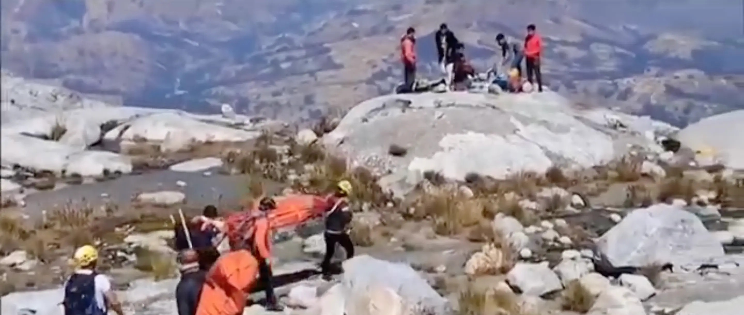 Mountain rescue recovered Bill's body from the mountainside. (KTLA 5)