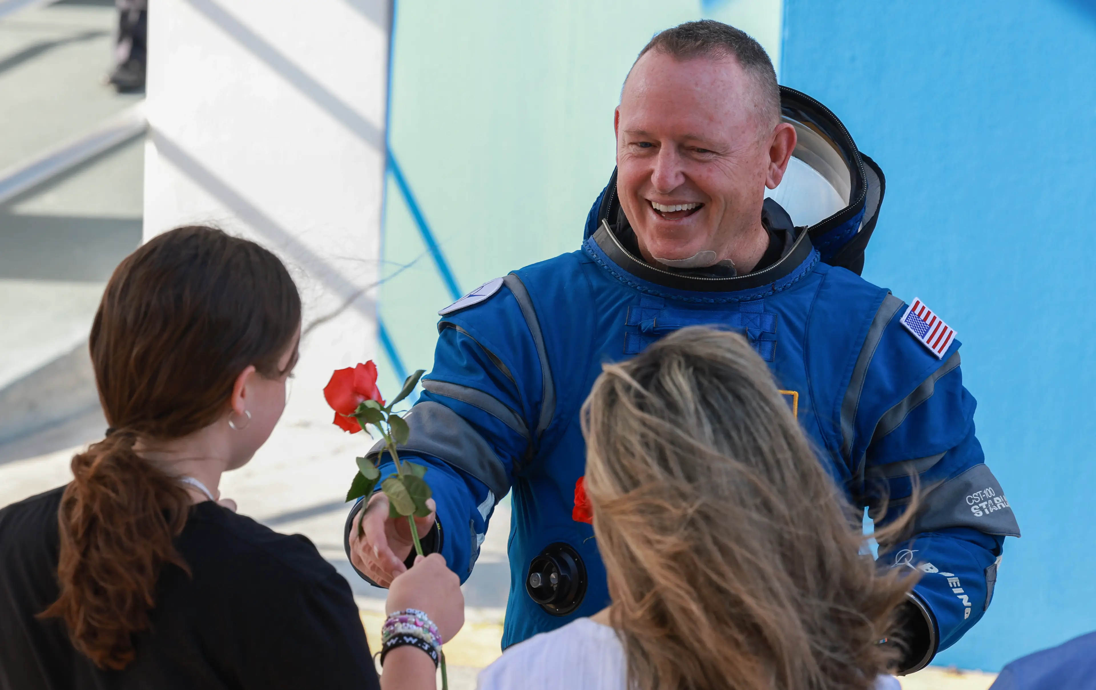 Butch Wilmore set off on his space mission in June 2024 (Joe Raedle/Getty Images)