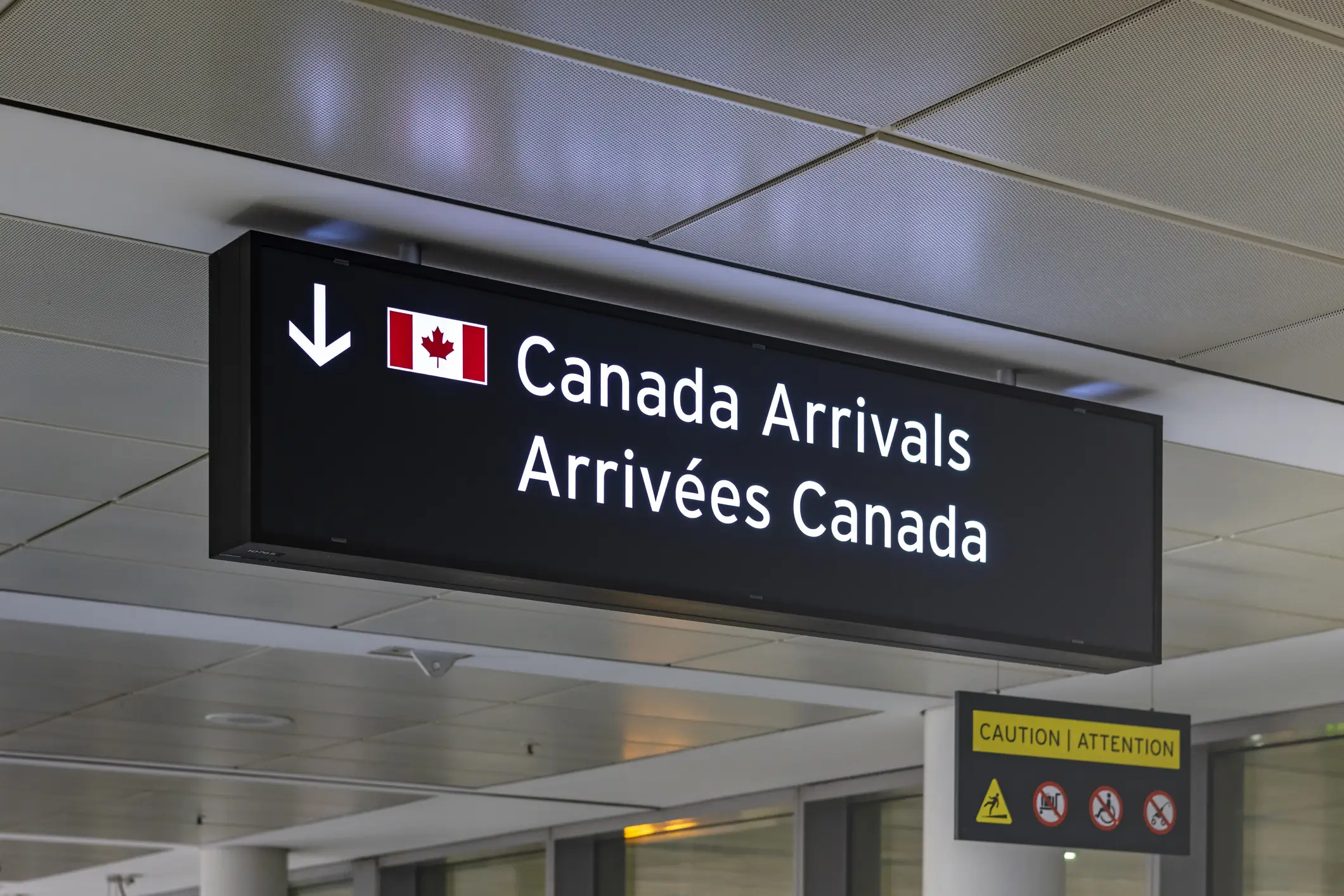 Canada has seen a slump in its flights jetting off to the US in recent months (Getty Images)