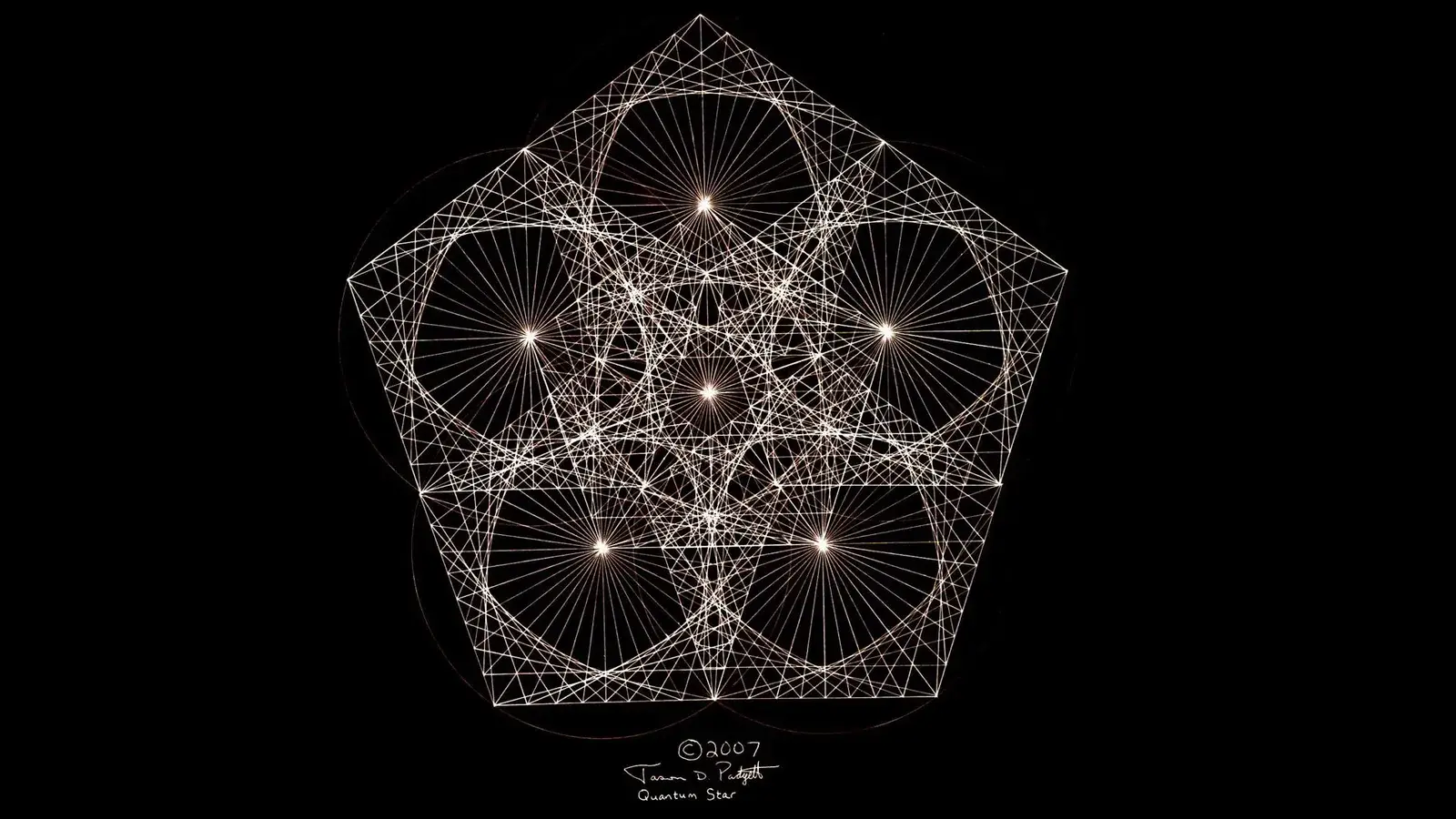 He now has the rare skill to draw repeated geometric patterns, or fractals, by hand.