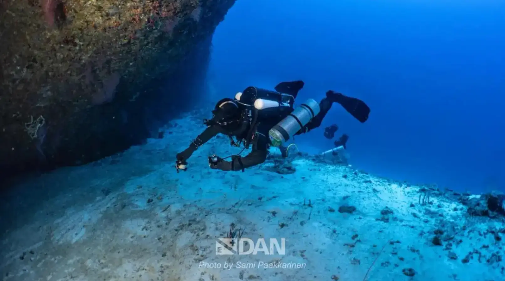An image of inside the cave (DAN EUROPE)