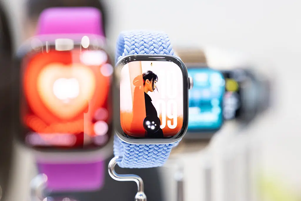 The new watches have a feature called 'Siri Recap' – which has proven unpopular with some (Benjamin Fanjoy/Getty Images)