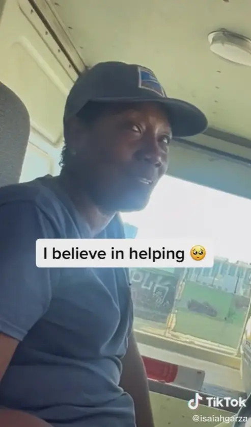 Debbie, a postal worker based in LA, was left overcome by the gesture.