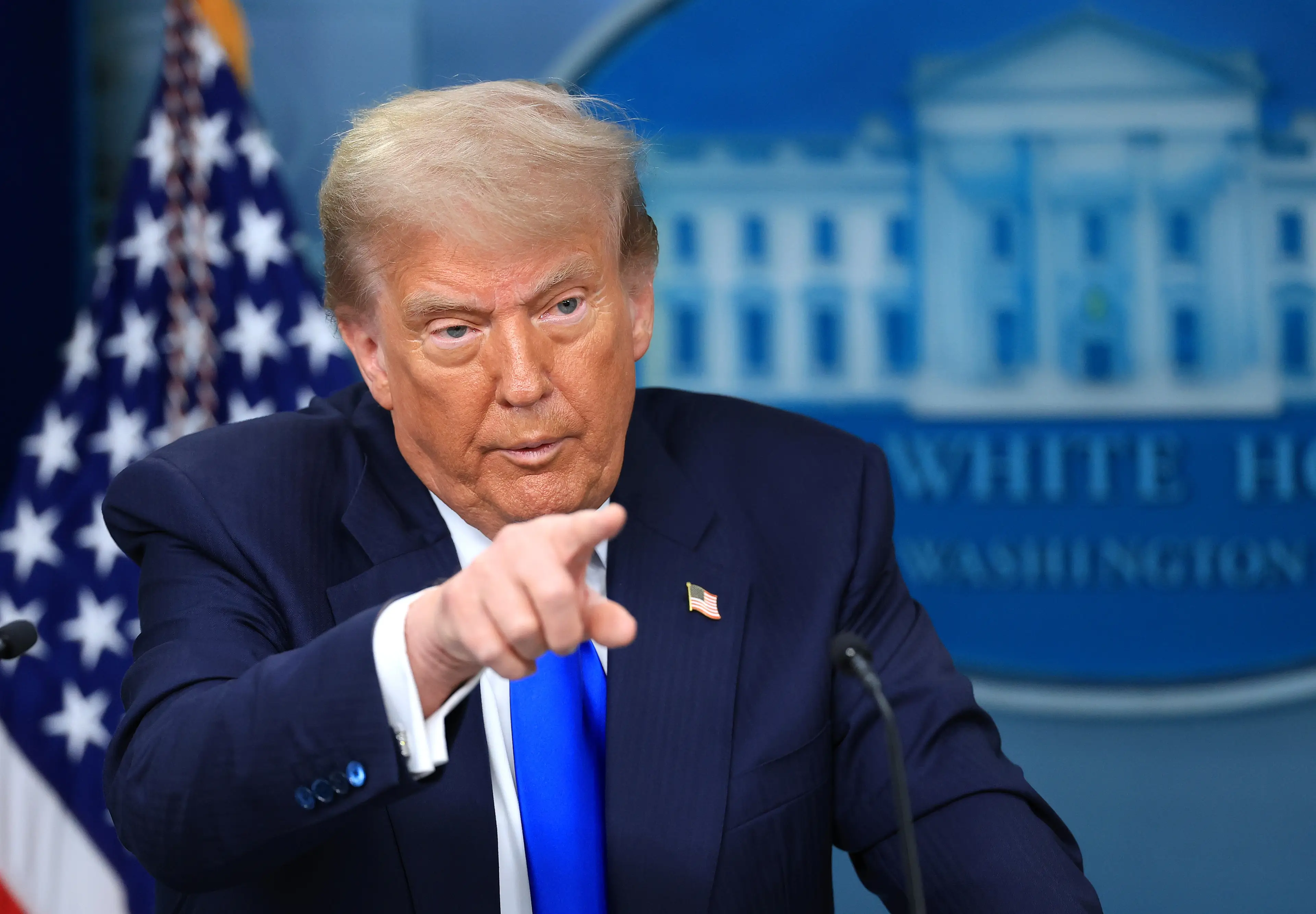 Trump spoke after a cabinet meeting (Joe Raedle/Getty Image)