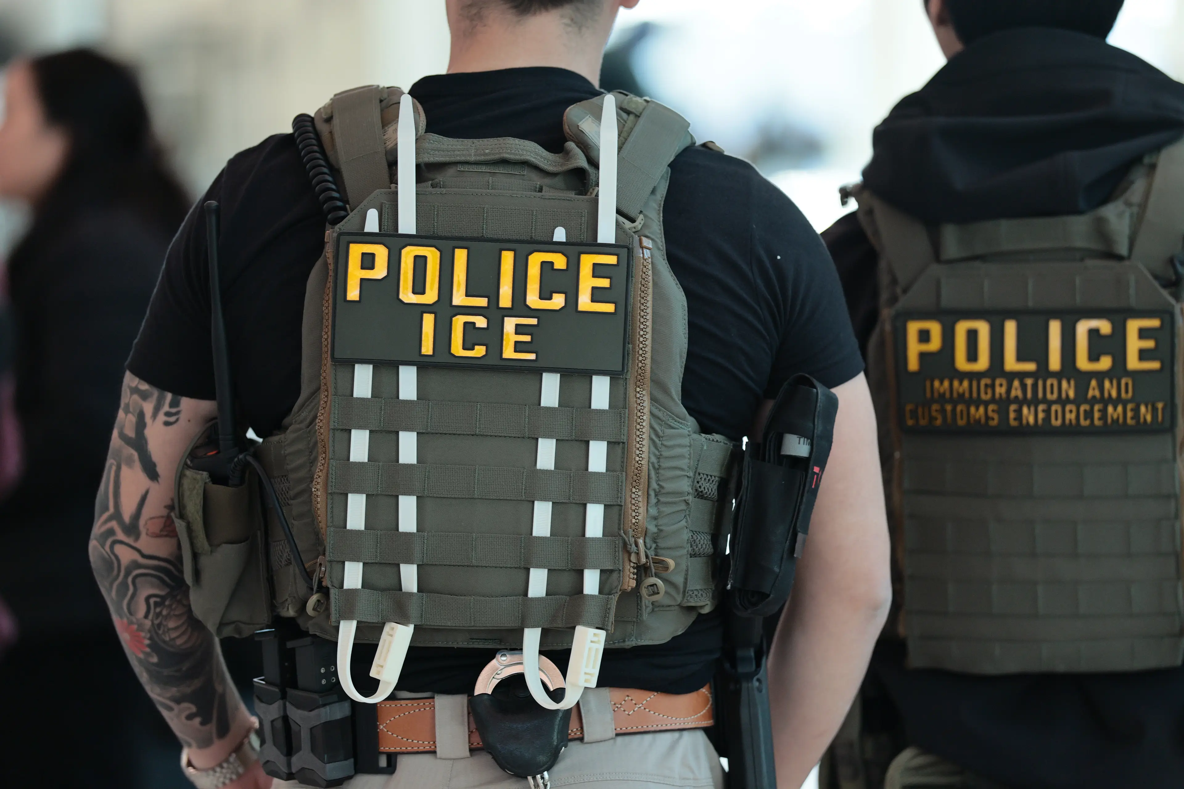 An expert in immigration has detailed what ICE are permitted to do (Michael M. Santiago/Getty Images)