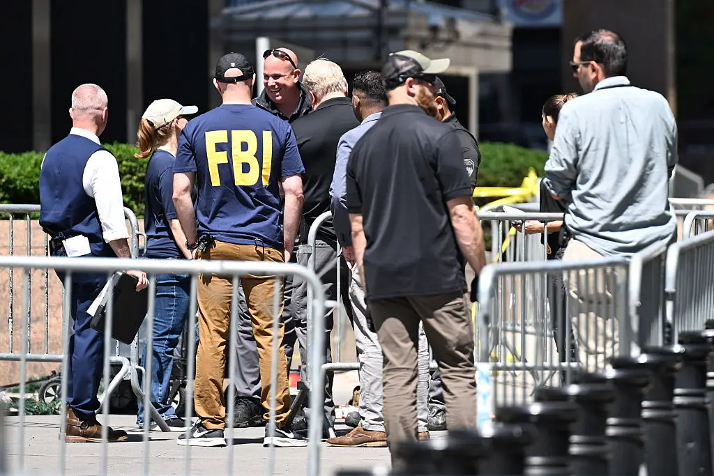 The suspect is now in custody. (Kyle Mazza/Anadolu via Getty Images)