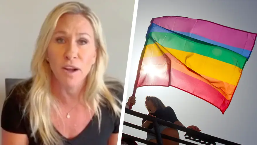 Facebook/Marjorie Taylor Greene. Canary Islands / Alamy.