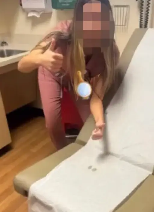 The person who posted the TikTok is allegedly ex-staff (TikTok / angieuncut)