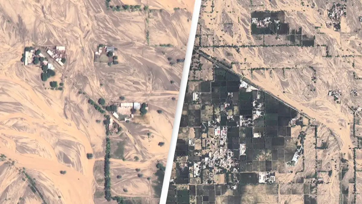 Shocking satellite photos show how much of Pakistan is under water