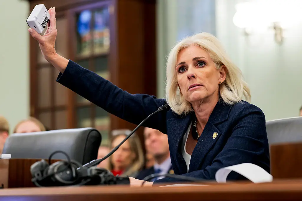 NTSB chair Jennifer Homendy did not hold back when describing the crash, calling it 'utter devastation'. (Photo by Heather Diehl/Getty Images)
