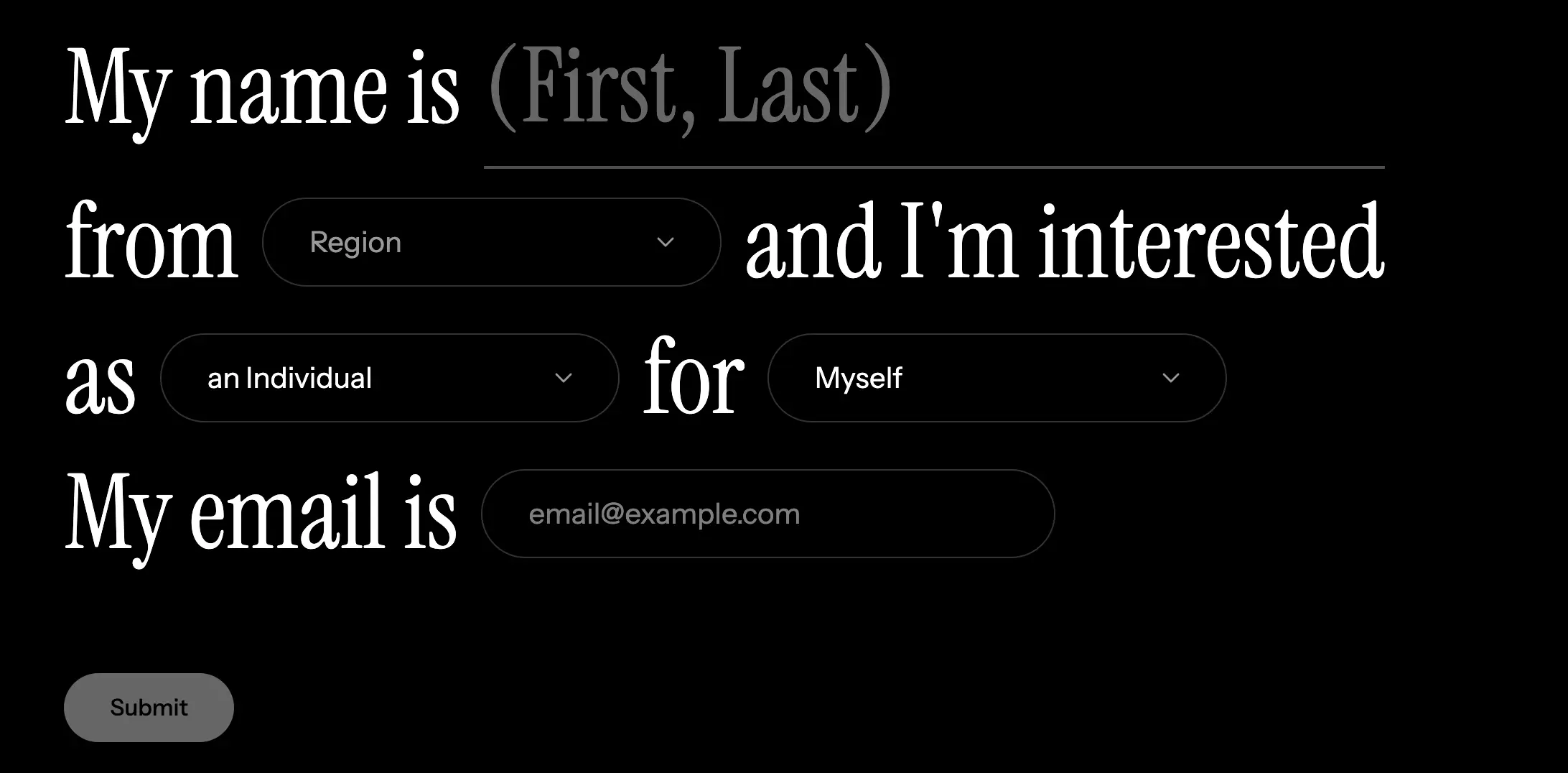 People don't think very much of the very minimalist website (trumpcard.gov)