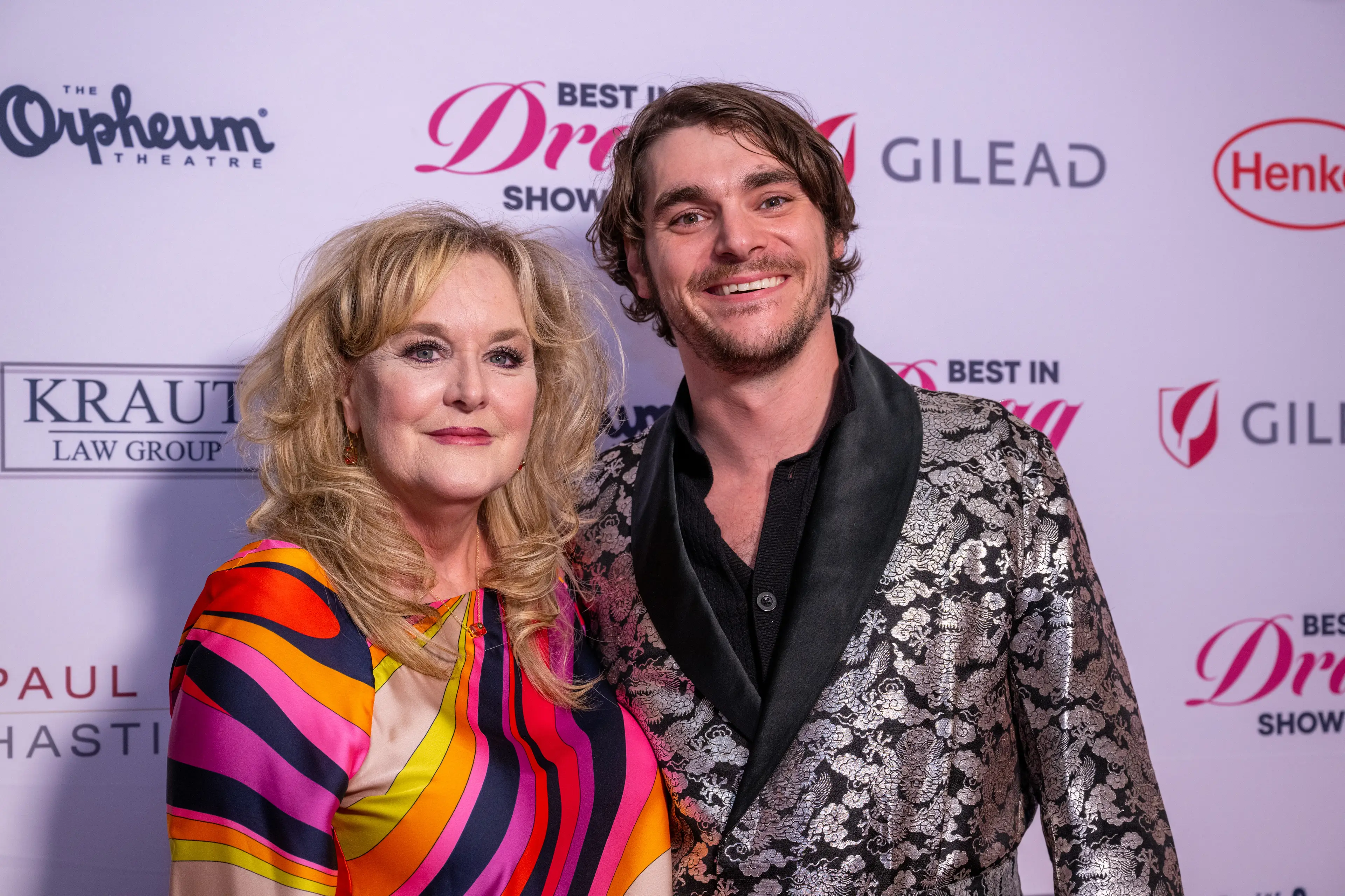 RJ and Dyna Mitte pictured in October 2025 (Amanda Edwards/Getty Images)