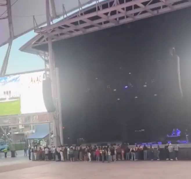 The turnout was pretty sparse. (TikTok/KeithDrumz)
