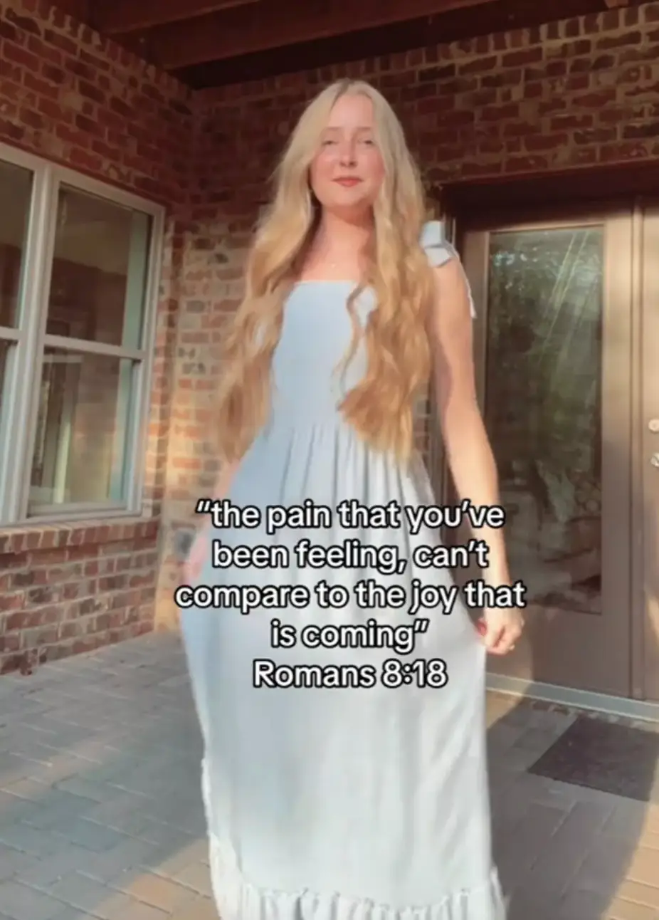 Anna was diagnosed with a brain tumour before she was set to head out to college (TikTok/phelann.annaa)