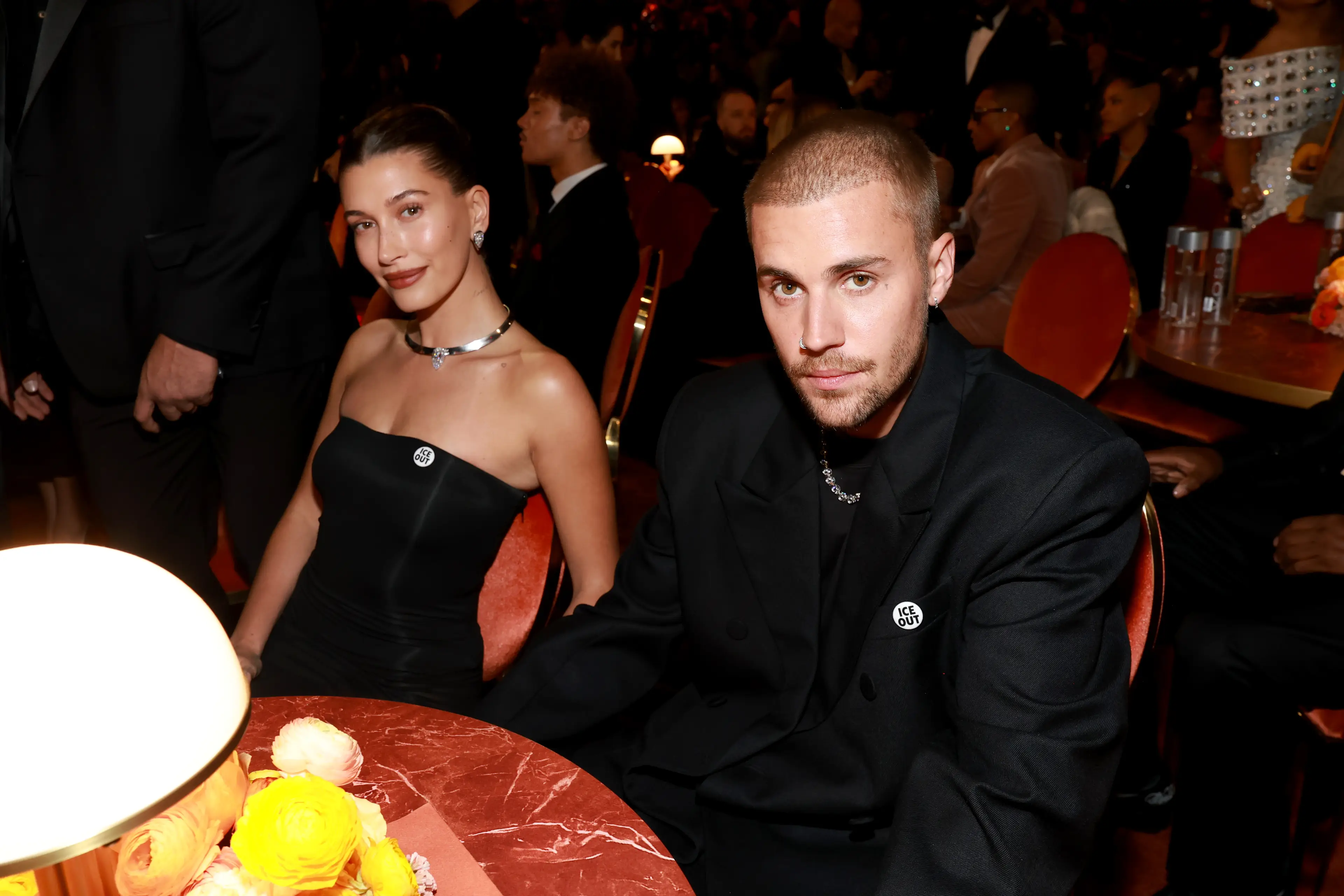 Hailey Bieber has opened up on the 'bizarre and uncomfortable' situation (Kevin Mazur/Getty Images for The Recording Academy)