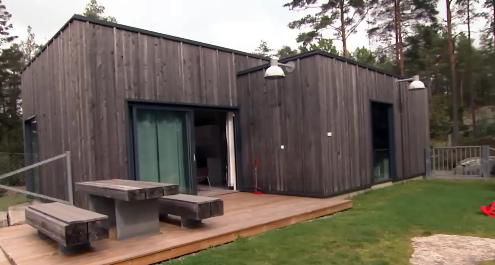 Inmates can retreat to chalet-type buildings for stays with their families (TODAY)