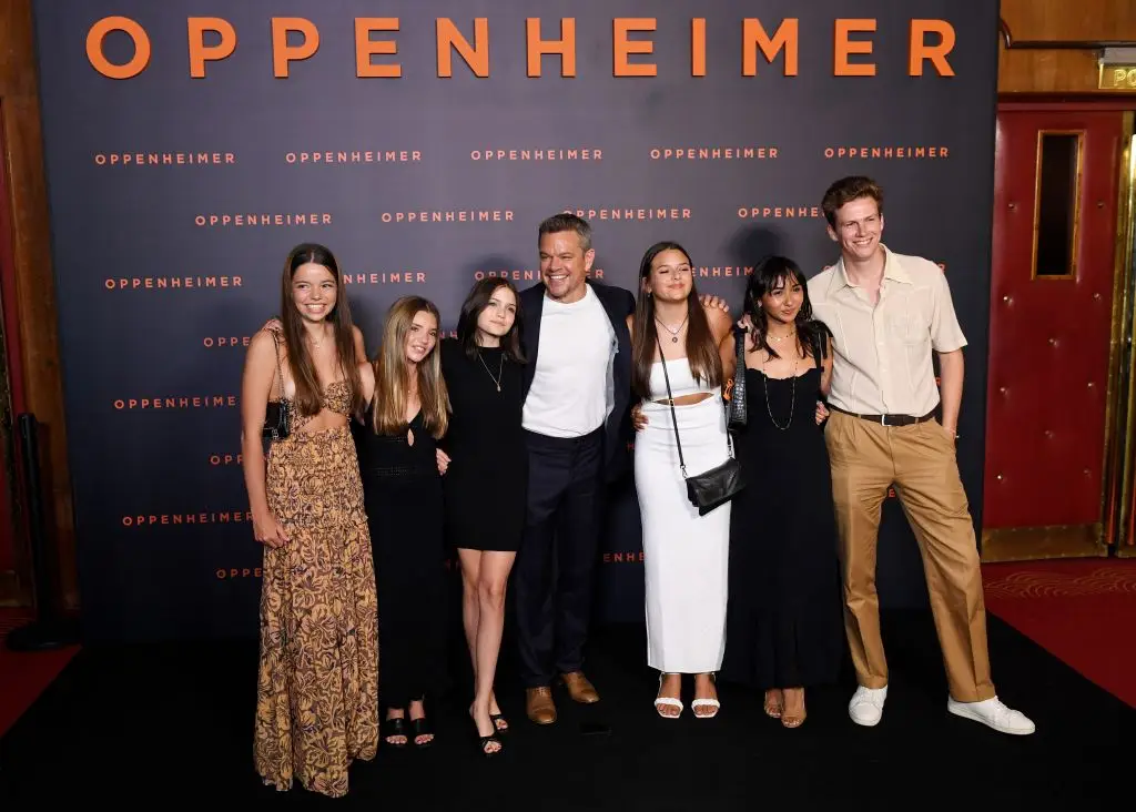 Matt Damon is the father to four daughters (Photo by JULIEN DE ROSA/AFP via Getty Images)