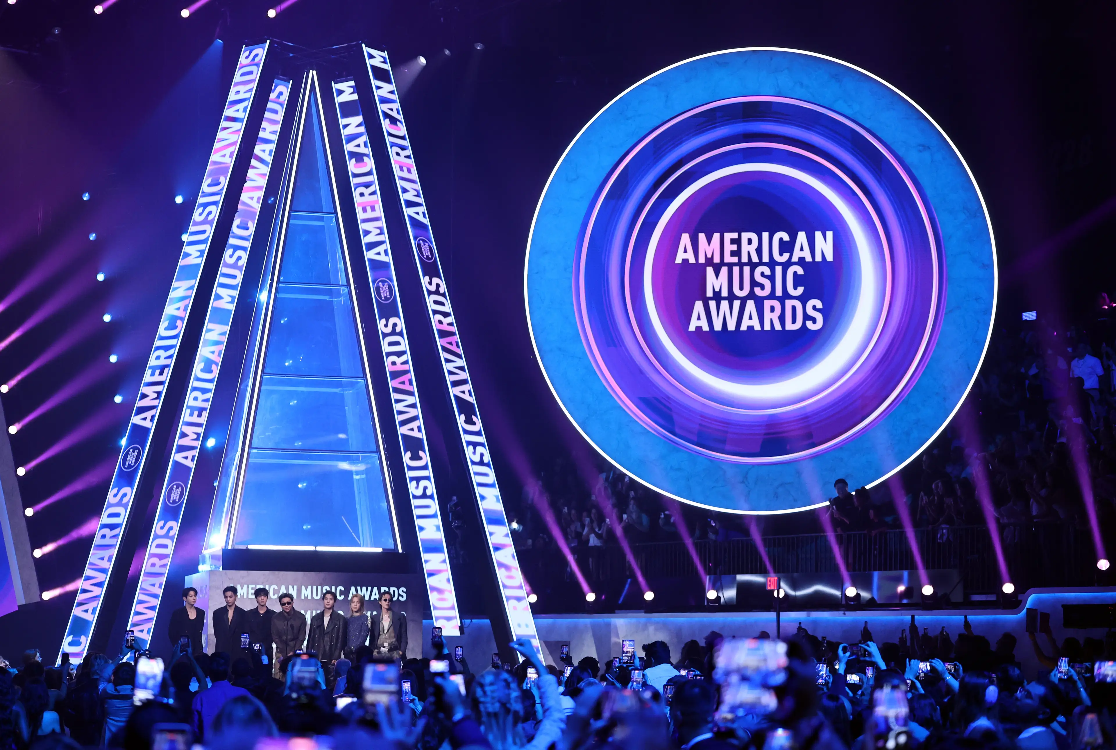 There was a noticeable lack of celebs in the crowd at this year's AMAs in Vegas, May 25 (Ethan Miller/Getty Images)