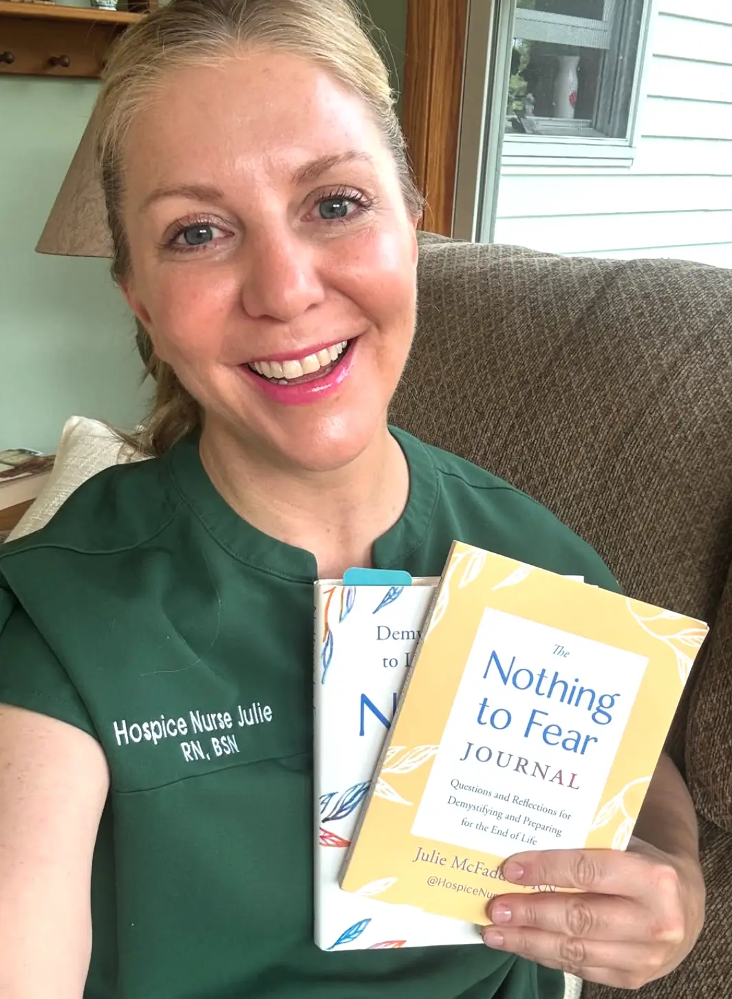 Julie is a New York Times best selling author (hospicenursejulie/Instagram)