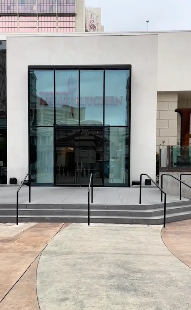 Gordon only has to visit his Las Vegas restaurant.