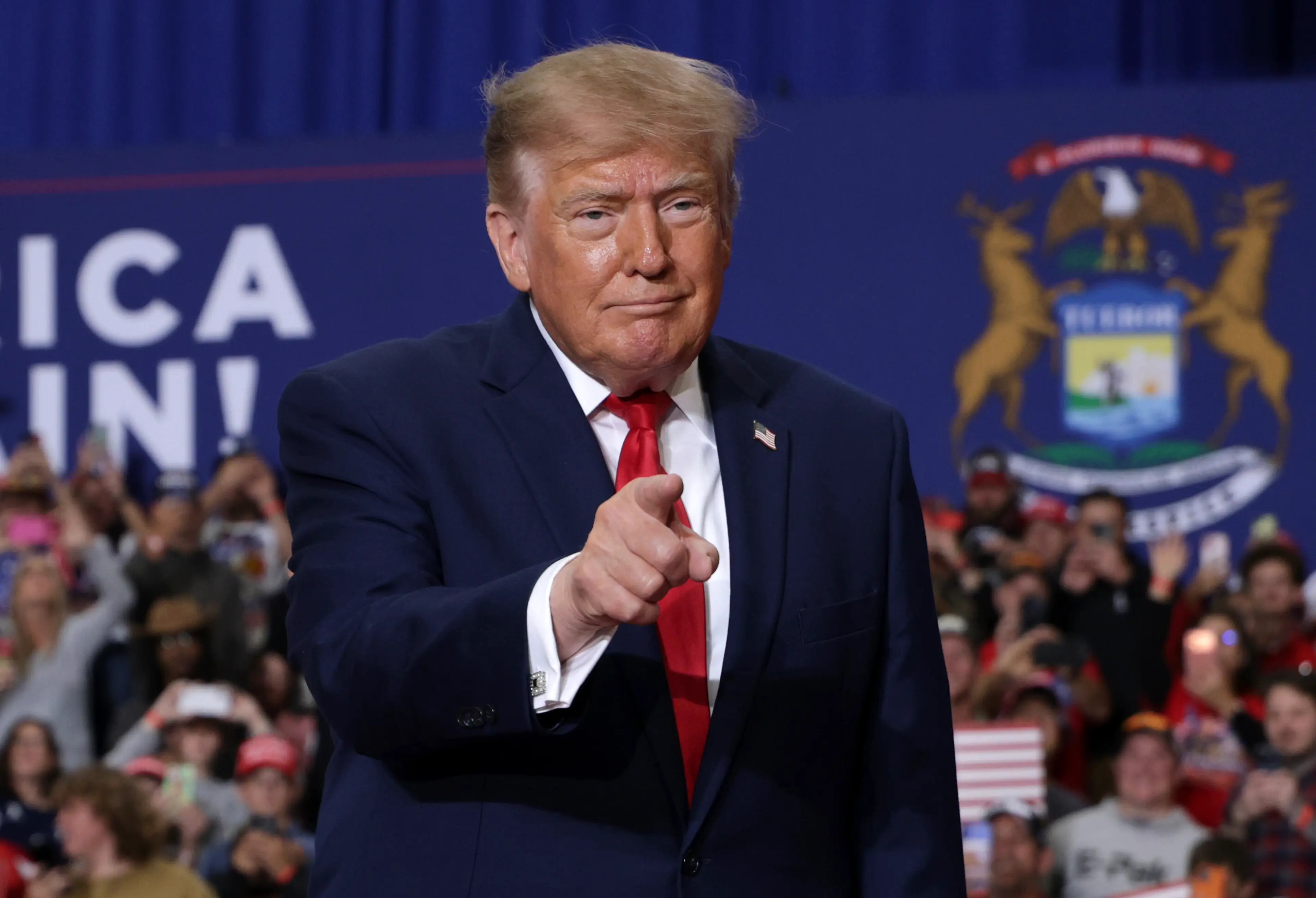 The president has made a habit of commenting on people's physiques in recent months (Alex Wong/Getty Images)