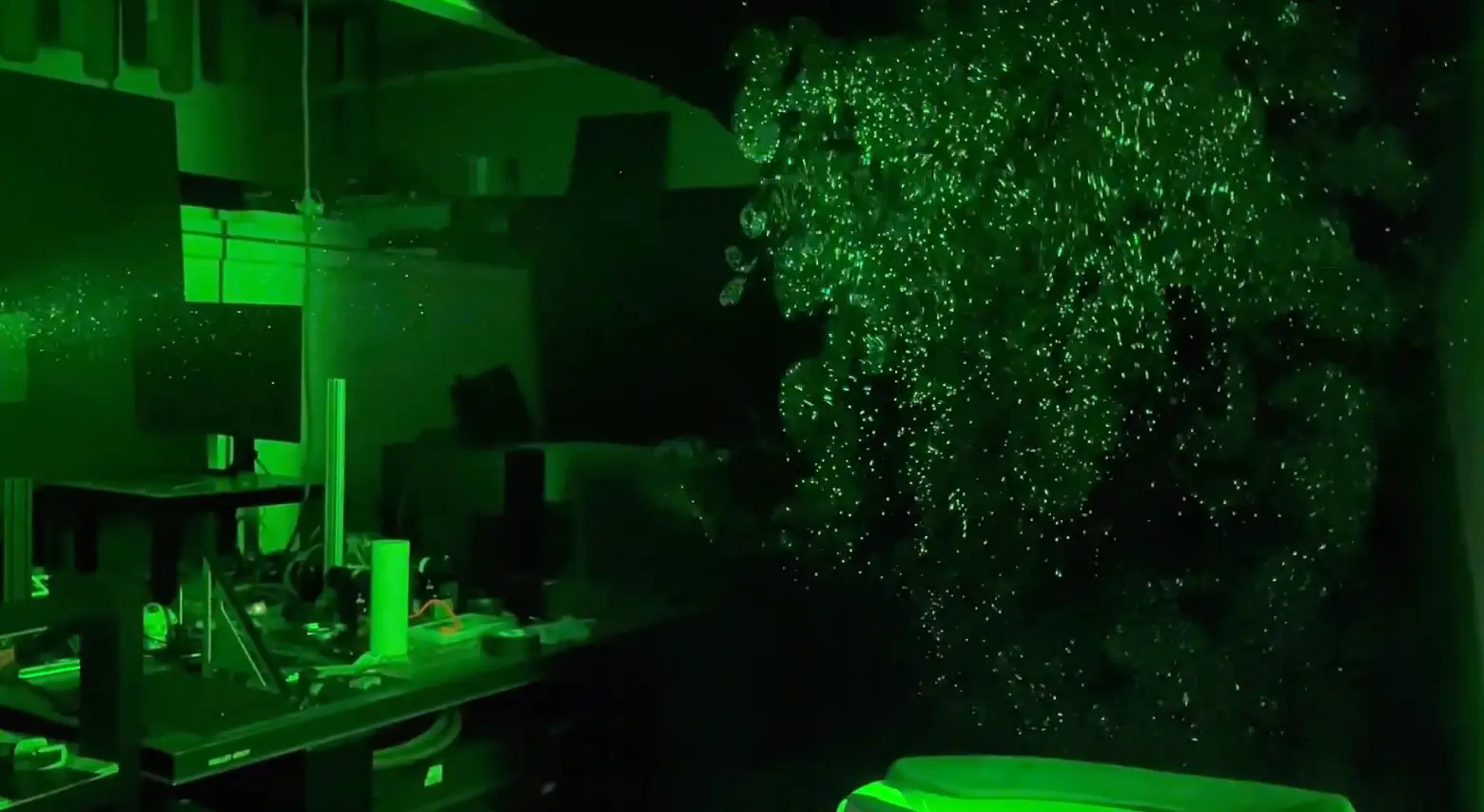 The team said their ‘jaws dropped’ when they saw how far it carried.